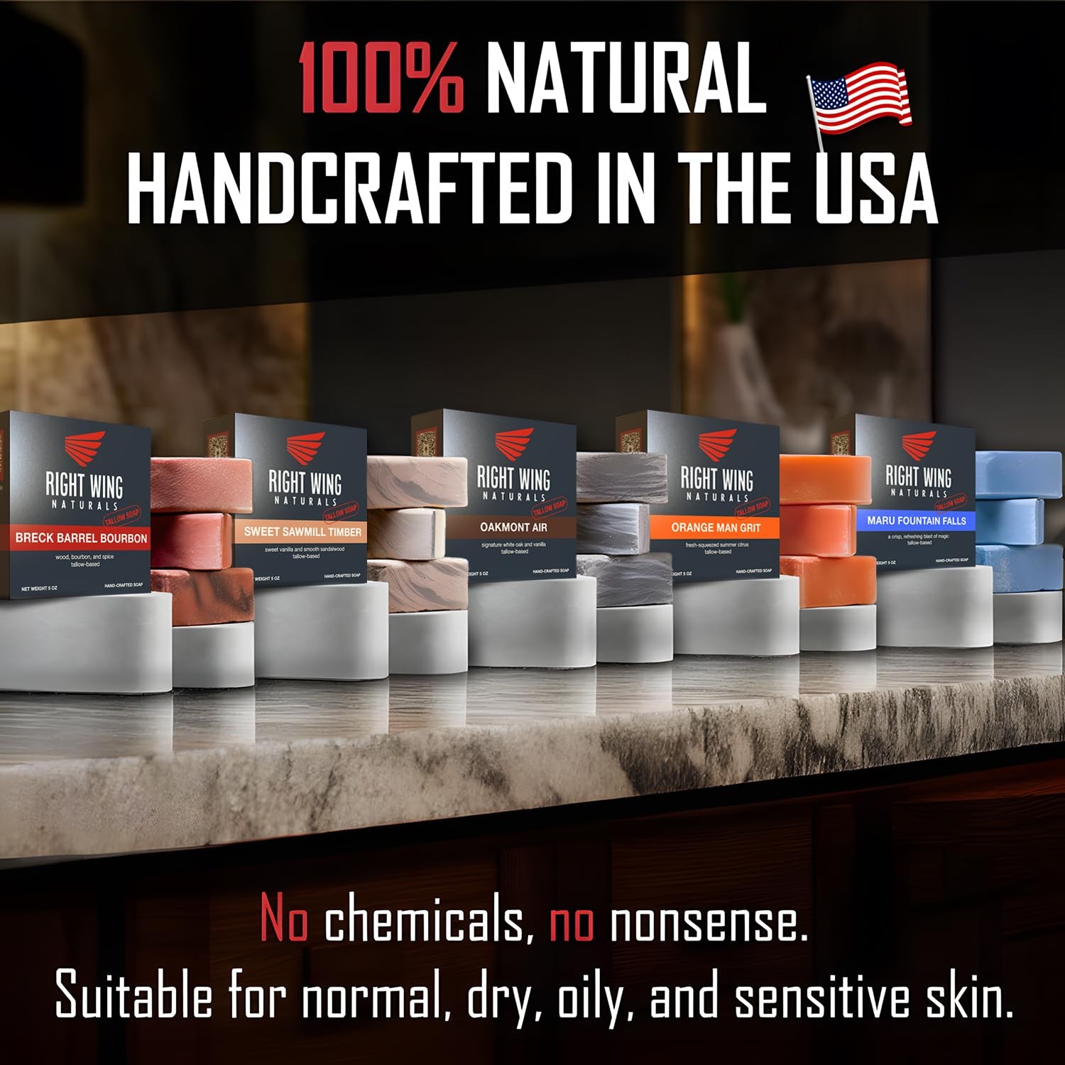 Bar Soap Gift Set for Men | Handcrafted Cold-Pressed | Handmade Organic Soap …