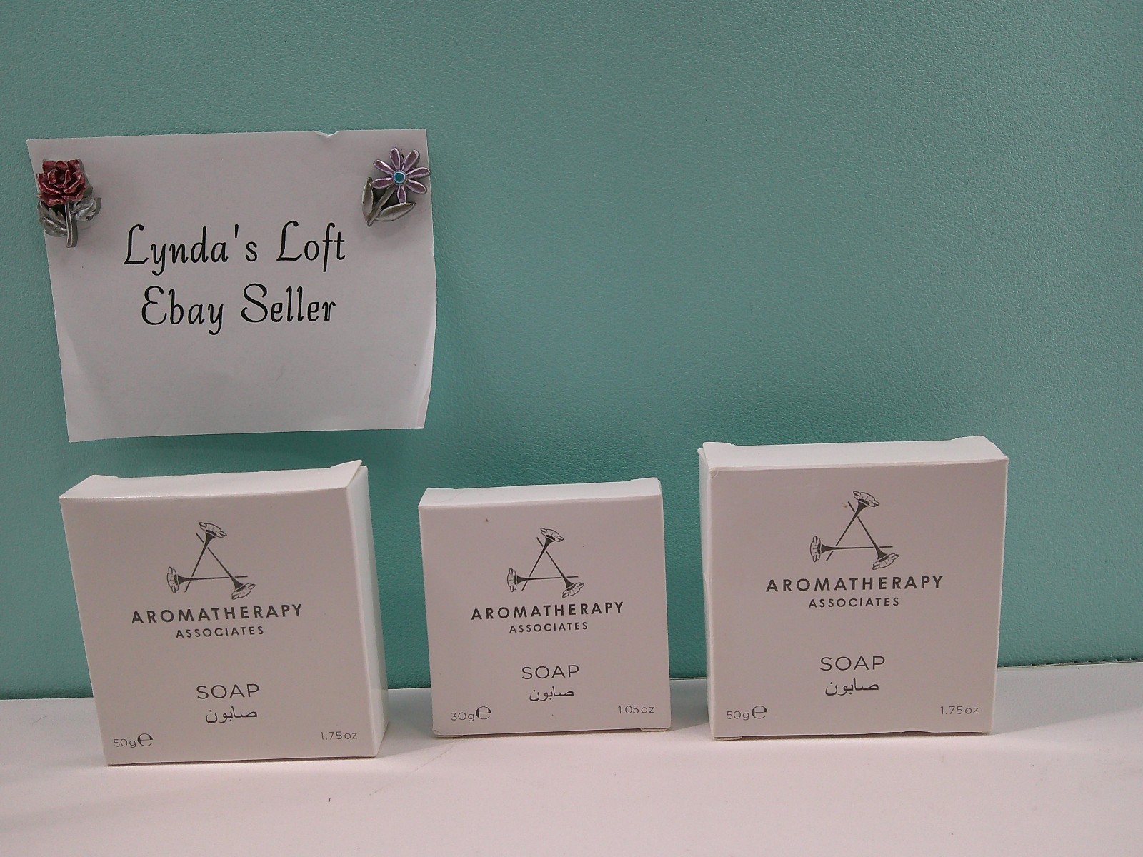 3 Aromatherapy Associates Bar Soap 1.05 oz and 2 of the 1.75 oz Travel Bars NEW