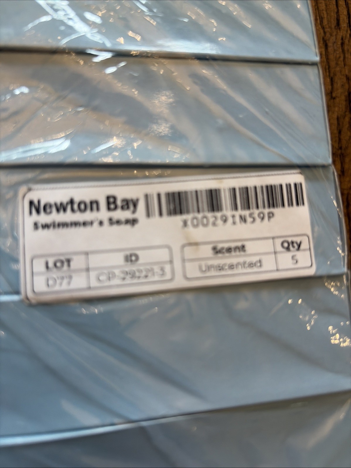 Newton Bay Swimmers Soap All Natural Aloe Bar Soap Sensitive Skin Formula Lot 5