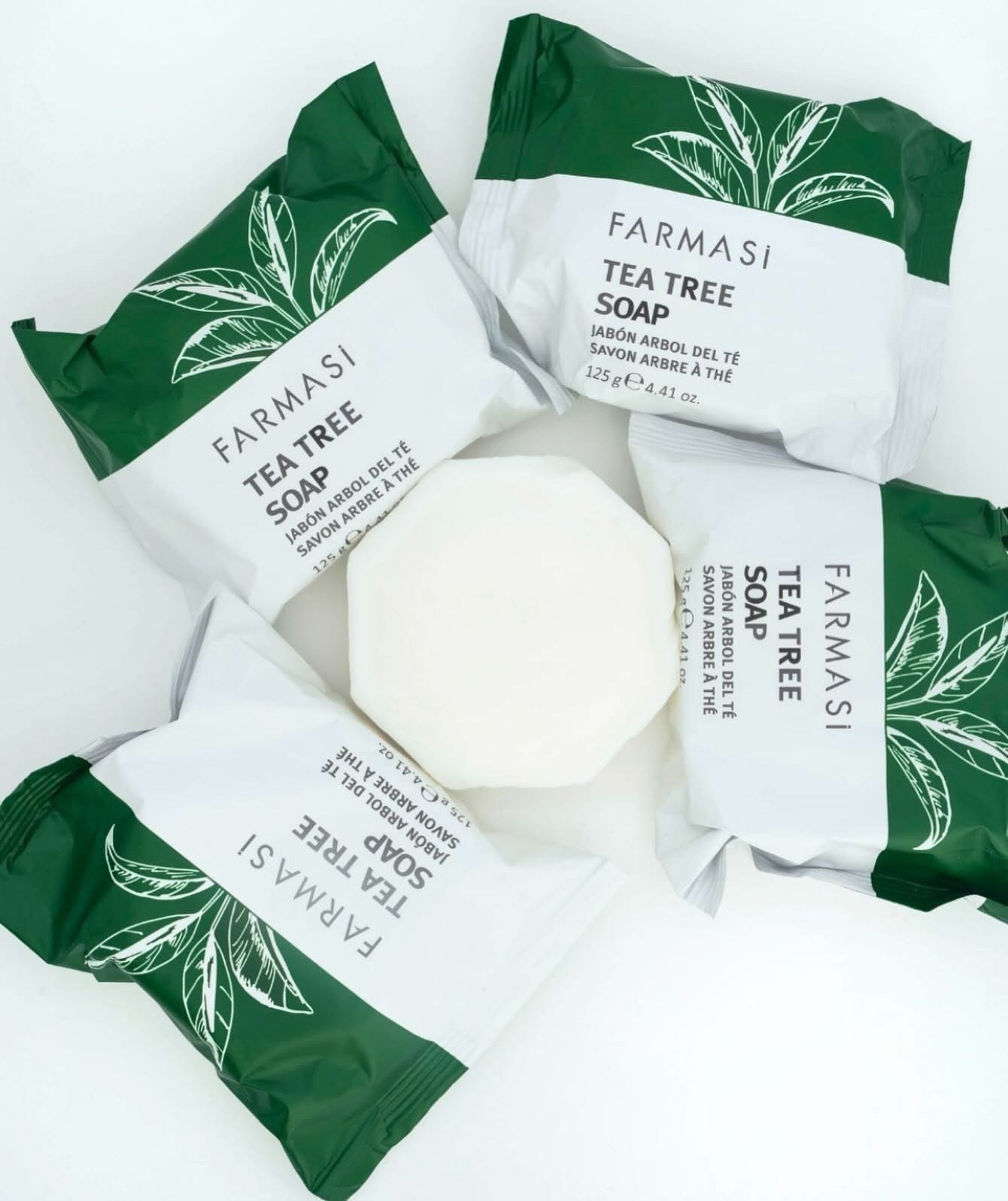Farmasi Dr C Tuna Tea Tree Soap. Face and body. Oily-combination skin type.