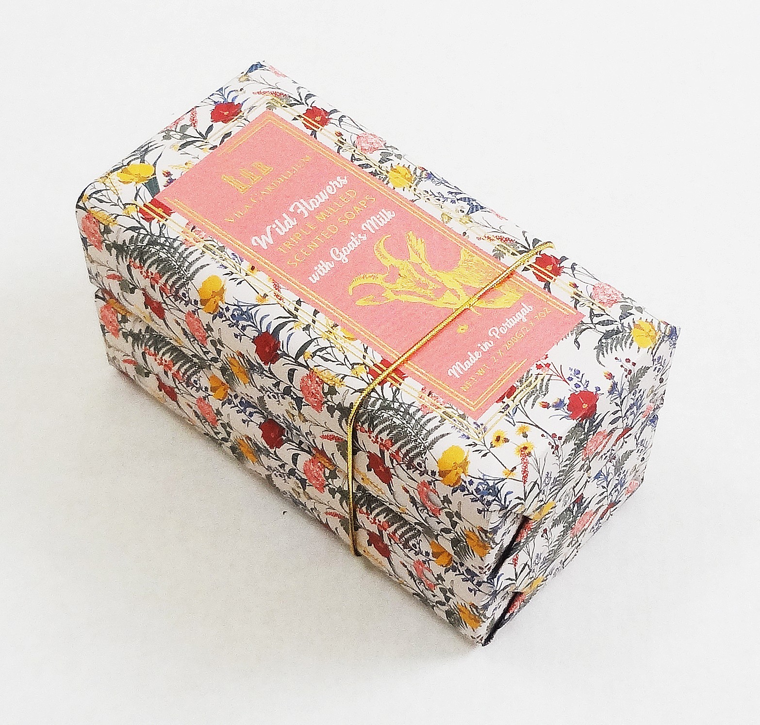 VILA CARDILLIUM Soap Wild Flowers w. Goat’s Milk 7 oz x 2 MADE IN PORTUGAL – New