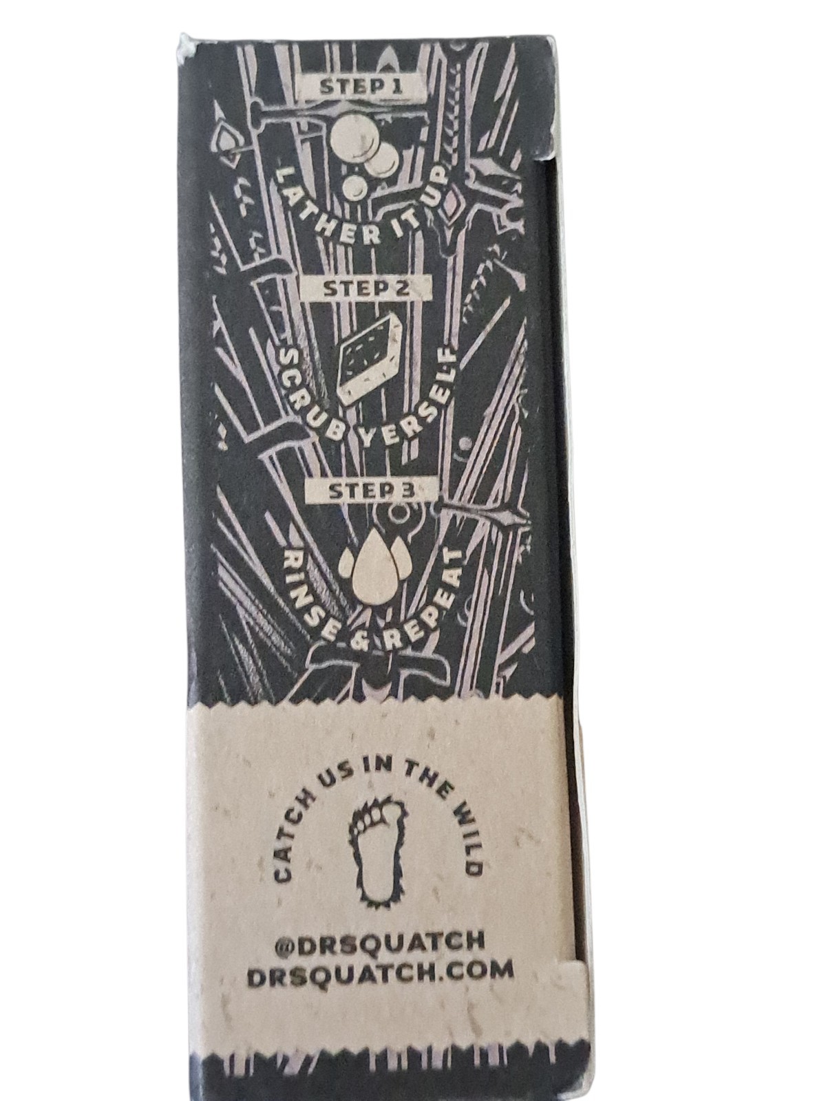 3 -DR. SQUATCH Men’s All Natural Bar Soap – Thousand Sword Scrub – 5oz (NEW)