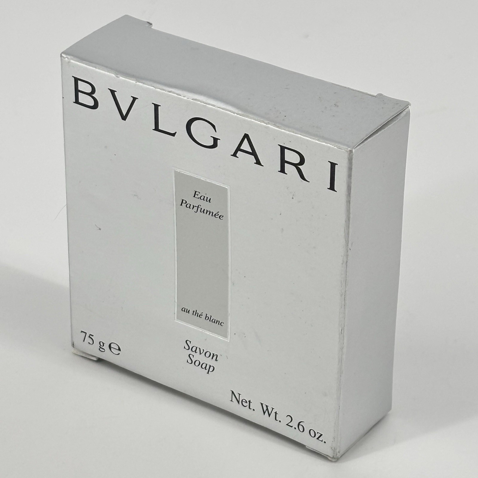 BVLGARI Eau Parfumée Au thé Blanc 75g 2.6oz Soap Bar NIB