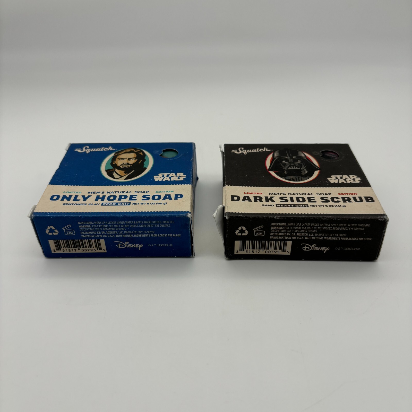 Dr. Squatch Men’s Limited Edition STAR WARS Only Hope Dark Side Scrub Soap Bars
