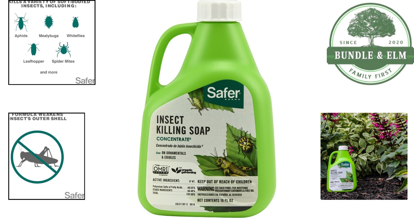 Insect Killing Soap Spray Effective Against Whiteflies Thrips And Mealybugs