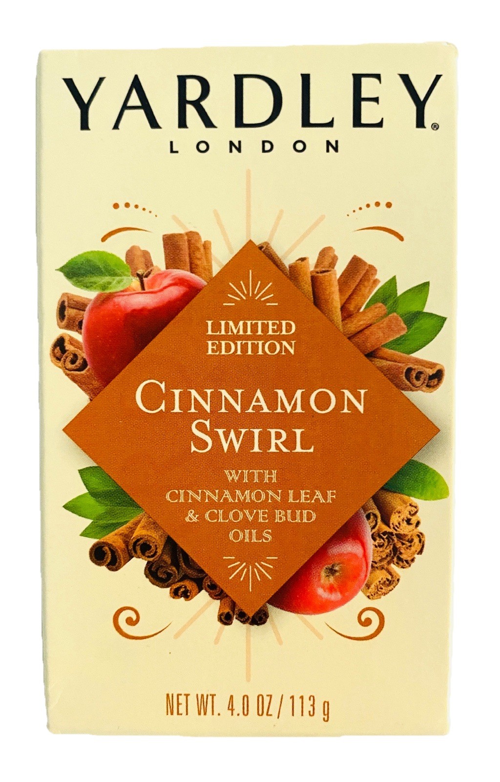 4 Yardley London Ltd Edition Soap Frosted Cranberry Spiced Chai Apple & Cinnamon
