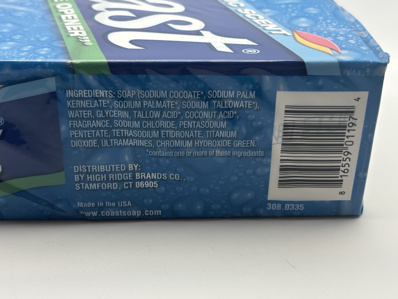 COAST Classic Refreshing Scent Deodorant Soap 4Oz 8 Bars Count Each 2lbs SEALED