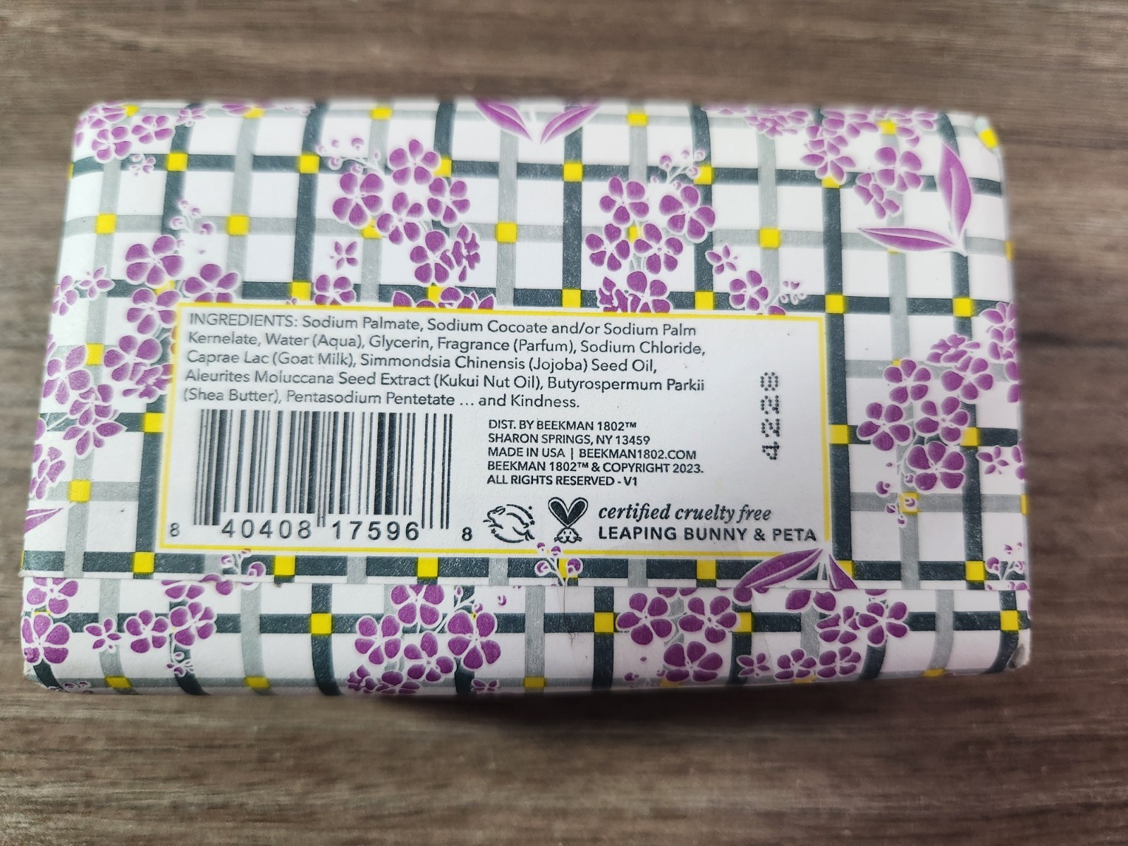 Beekman 1802 Lilac Dream Goat Milk Bar Soap 9 oz & Lip Balm
