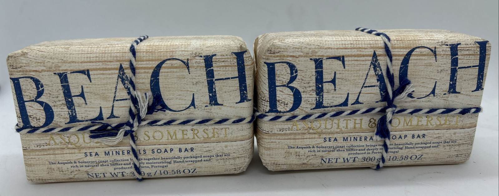 asquith somerset BEACH Sea Minerals bar Soap 10.58 oz X2