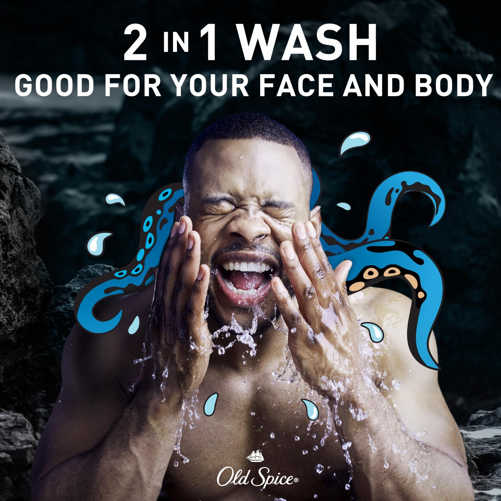Old Spice Cleansing Body Wash for Men, 3X Defense, 24/7 24 Fl Oz (Pack of 4)