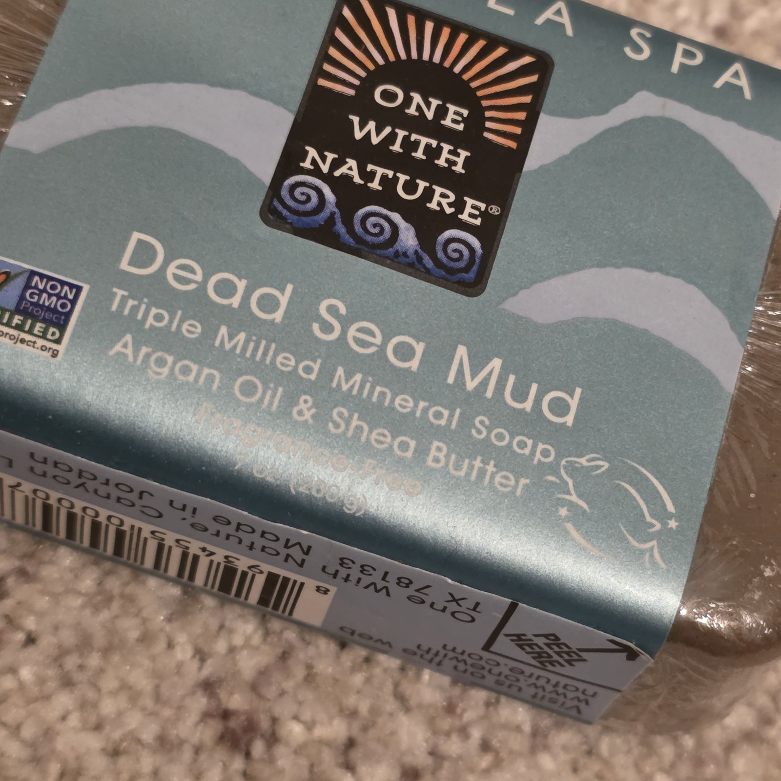 ONE WITH NATURE DEAD SEA MUD MINERAL SOAP ARGAN OIL & SHEA BUTTER