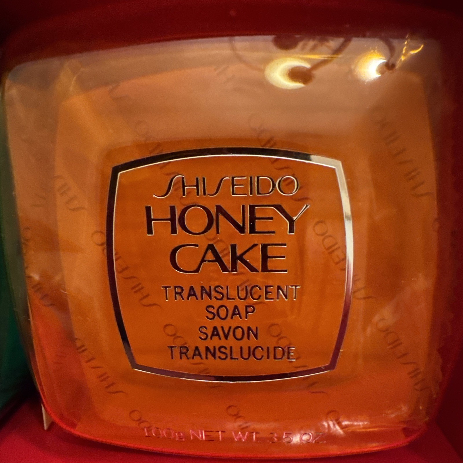 Shiseido three Honey Cake Translucent Soap In a box