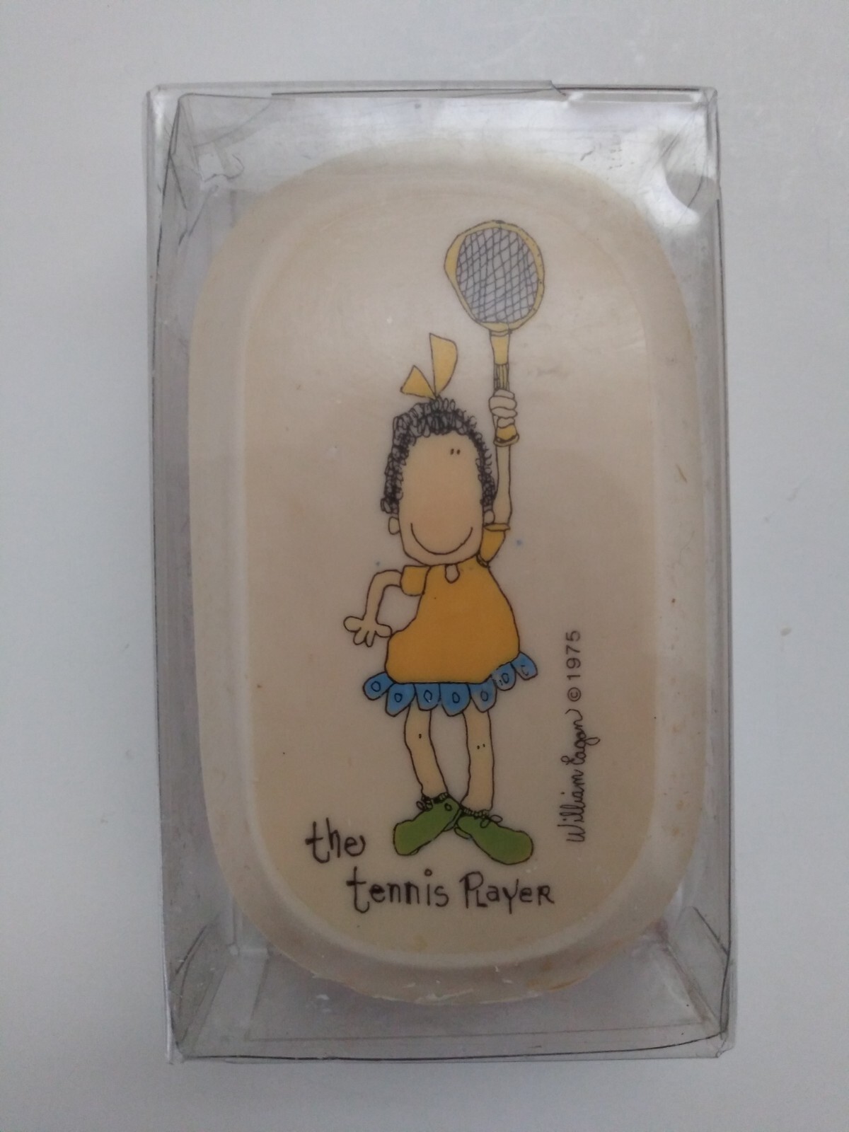 Vintage 1975 Bill Eagan The Tennis Player Bar Soaps made in USA