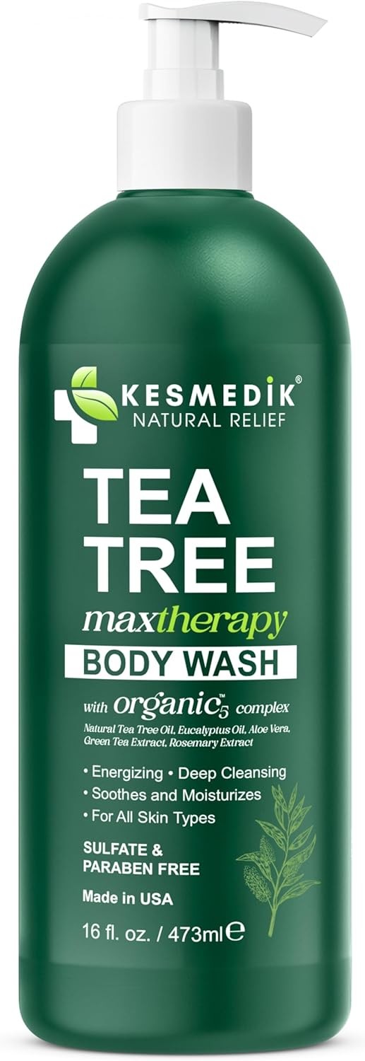 Tea Tree Body Wash MaxTherapy, Itchy Skin Relief, Tea Tree Oil Soap, Soothes