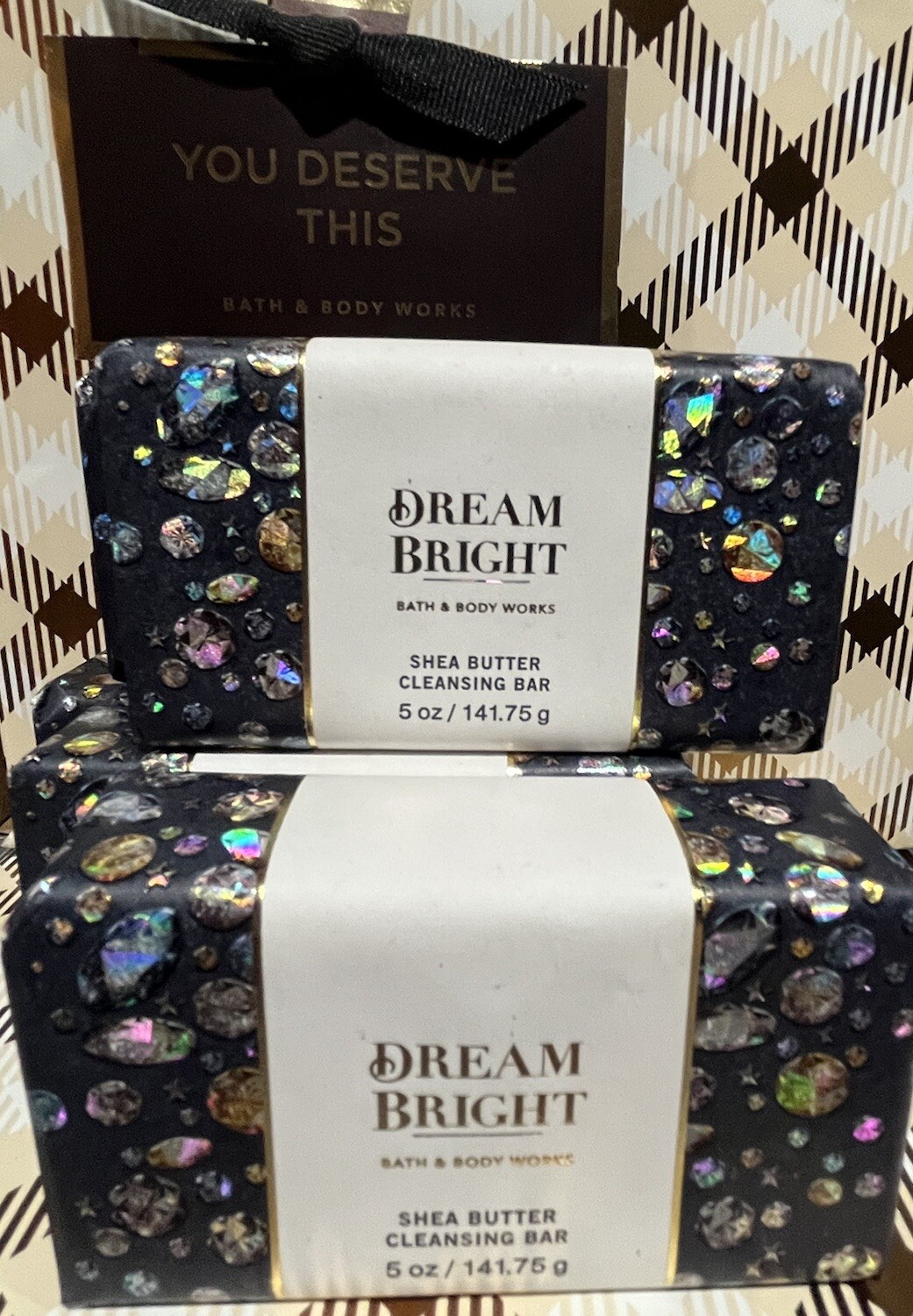 X5 Lot DREAM BRIGHT Bath & Body Works Bar Shea Butter Cleansing Scented Soap
