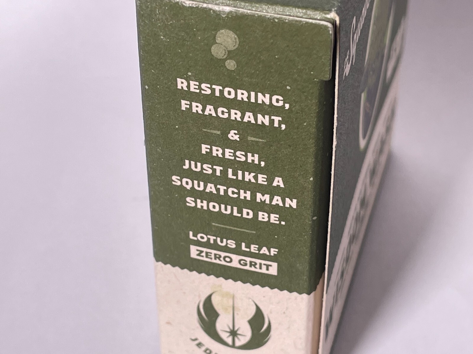 Dr Squatch WISDOM WASH Yoda Star Wars Mens 5oz Bar Soap Zero Grit