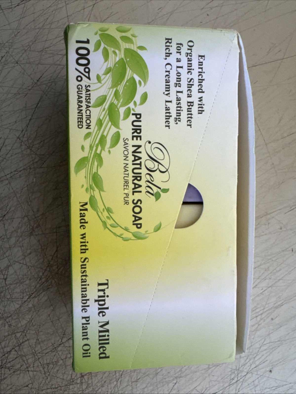 Bela 6-Pack Assorted Triple Milled Pure Natural Soap Bars 3.3 oz.