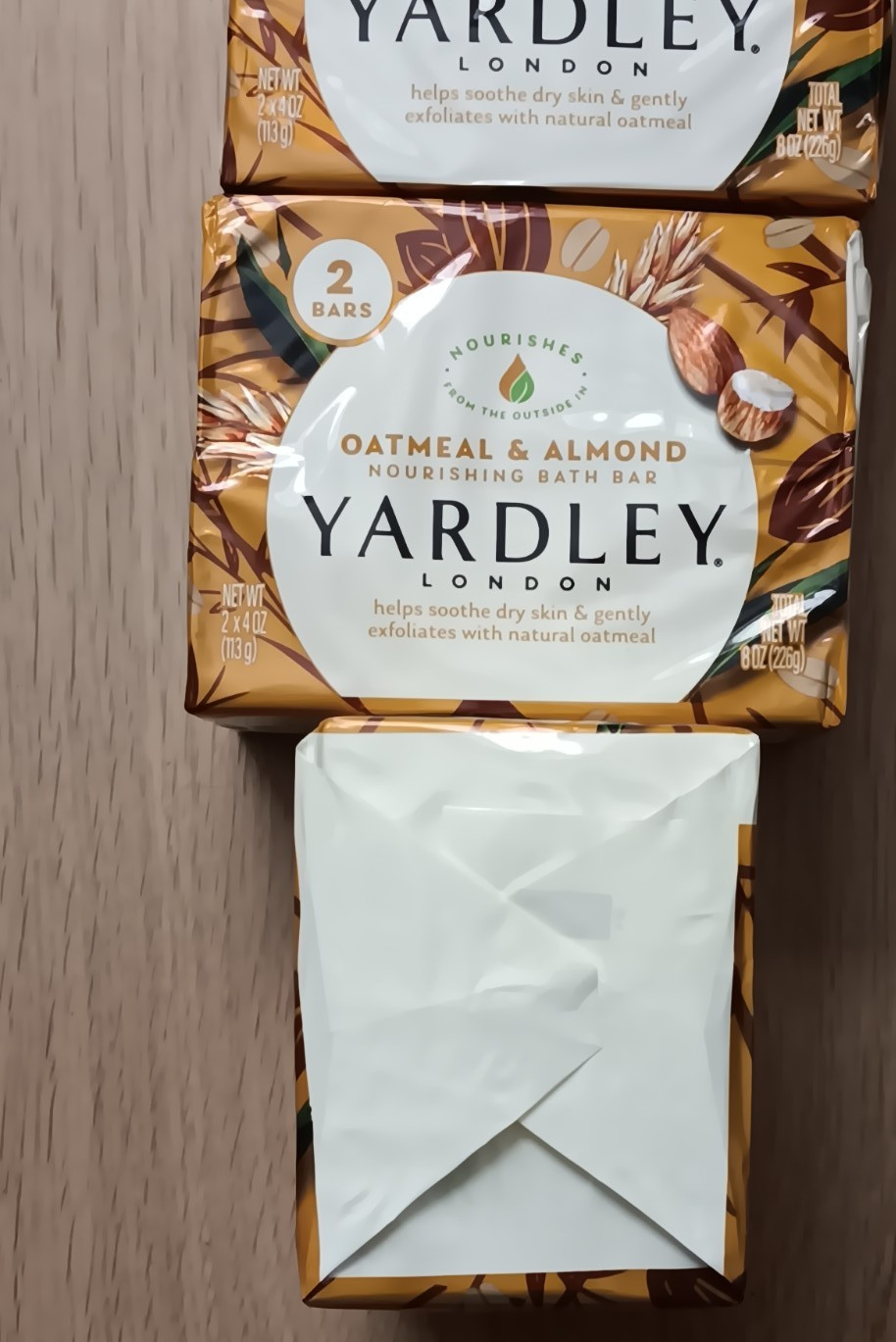 Yardley London Oatmeal & Almond Naturally Moisturizing Bath Bar Soap Lot Gentle