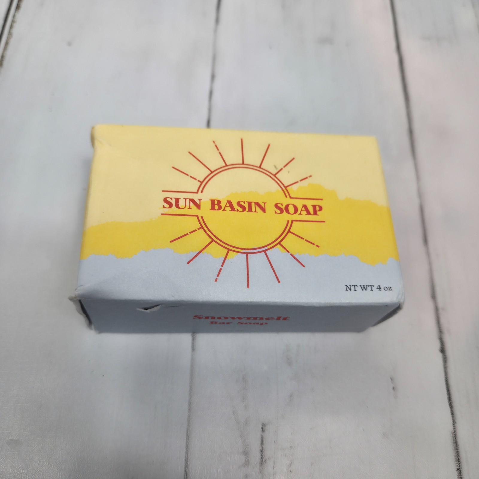Sun Basin Soap Bar Soap Lot of 2 Snowmelt, Forager 4 Oz Bars NEW