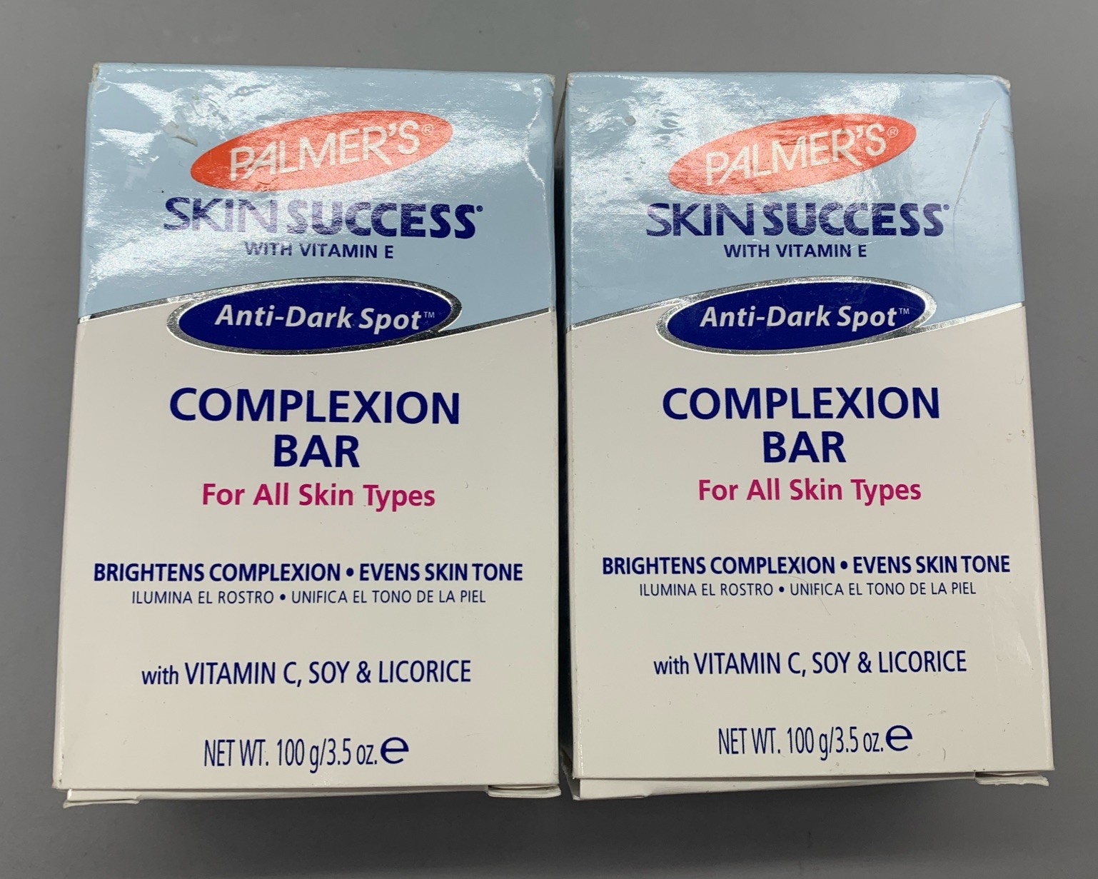 Lot of 2 bars Palmer’s Skin Success Complexion Bar Soap Anti Dark Spot 3.5oz