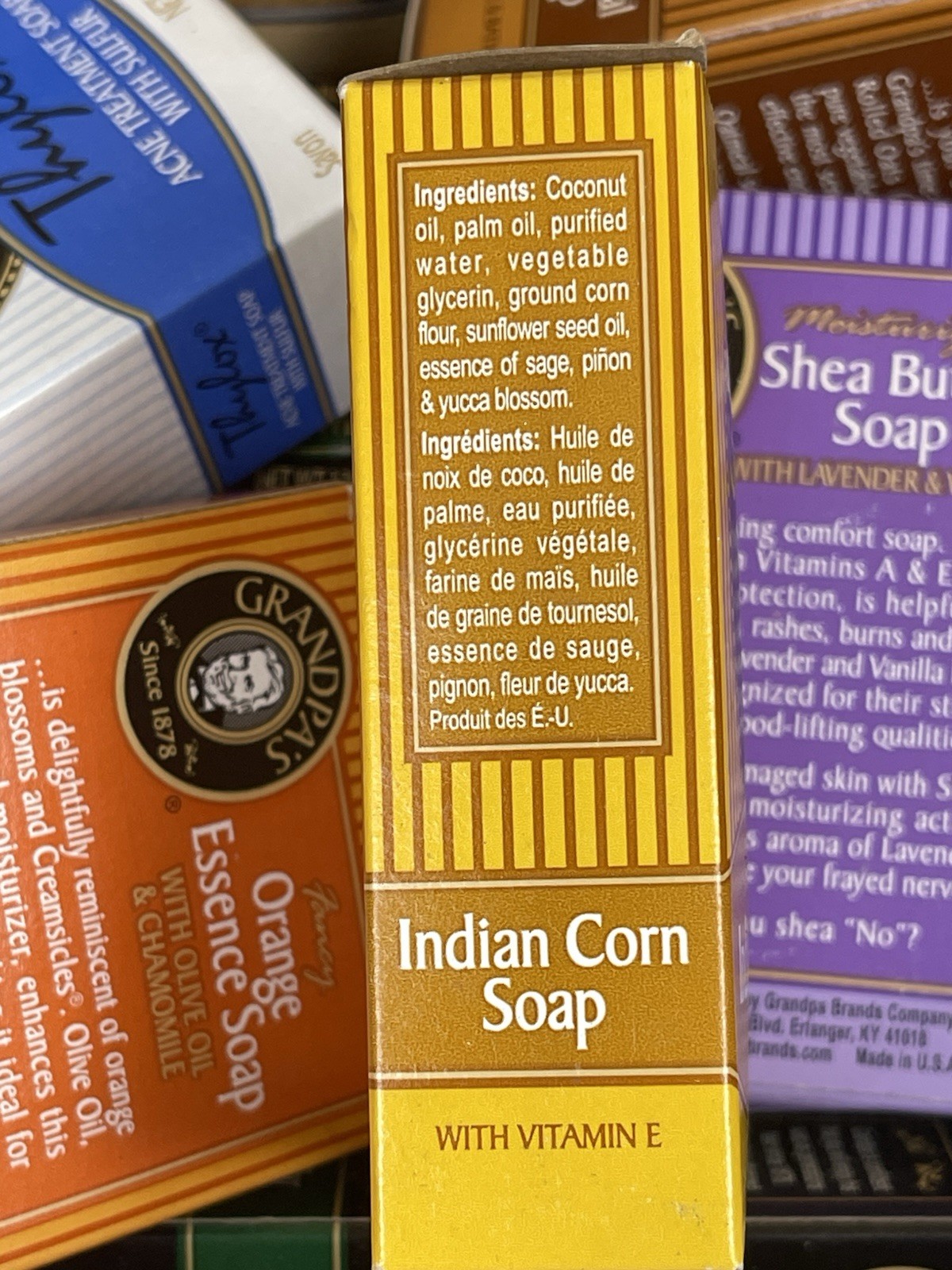 Grandpa’s Southwestern Indian Corn Soap with Vitamin E 3.25oz