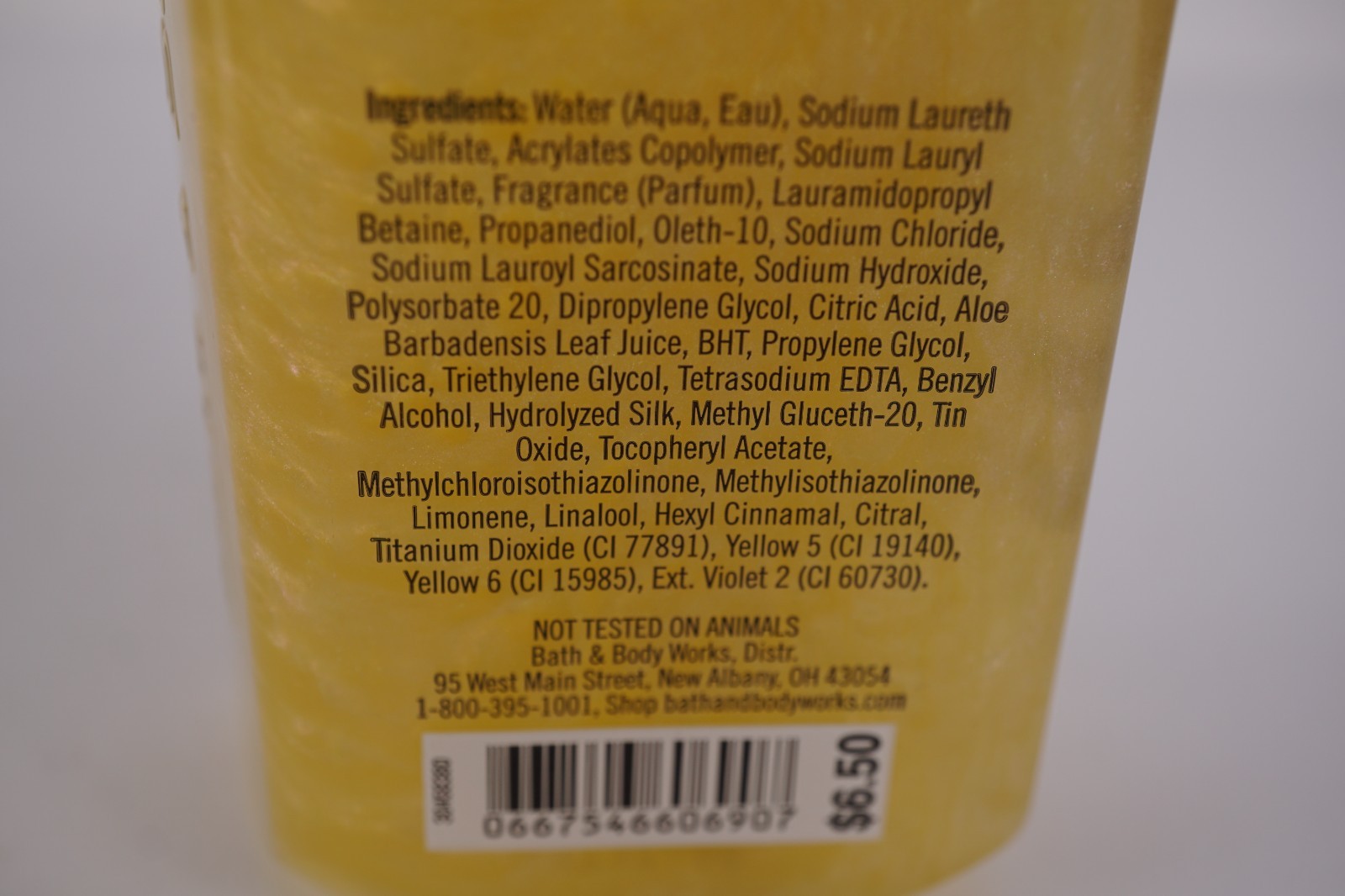 BATH & BODY WORKS SPARKLING CITRUS GLOVE CREAMY LUXE GEL HAND SOAP