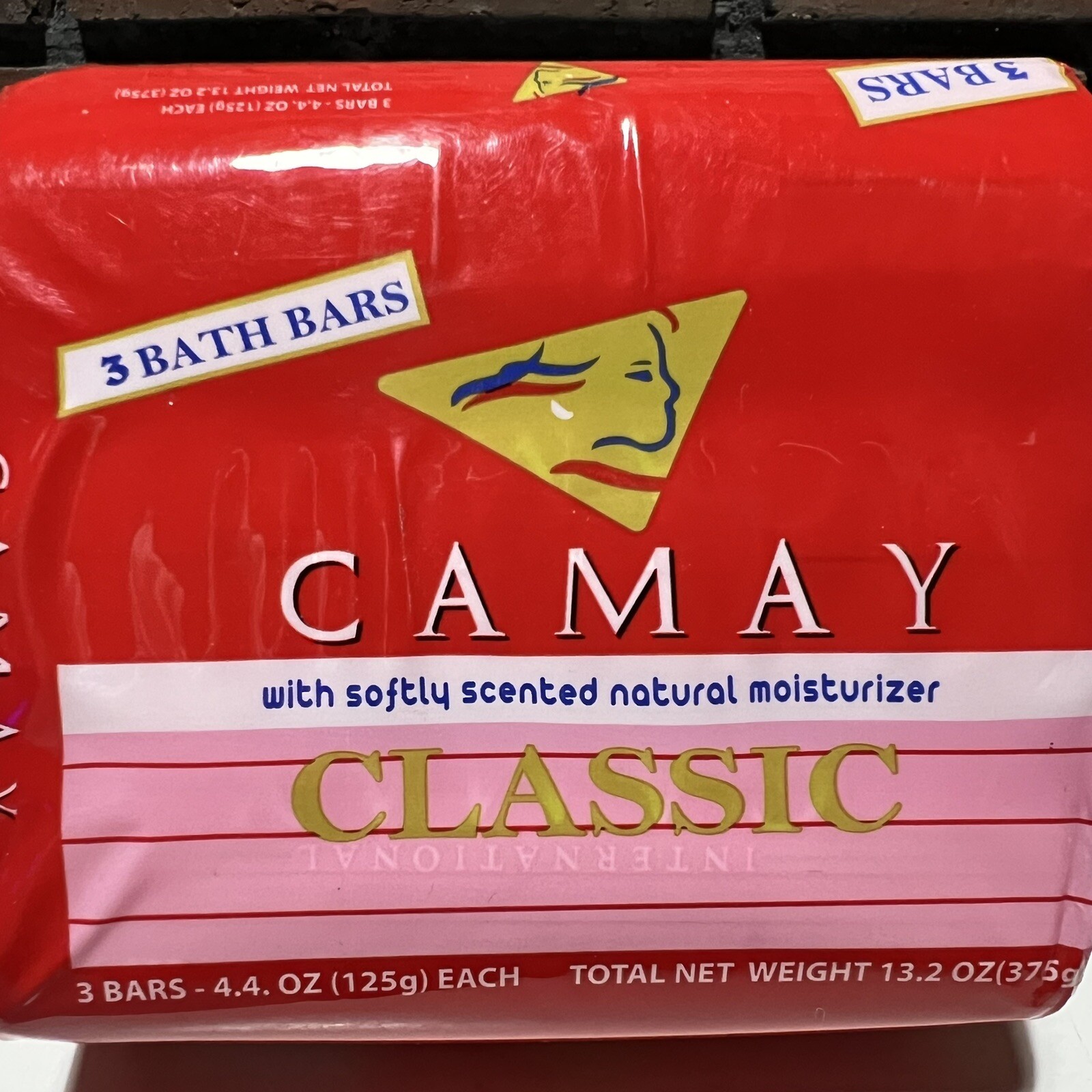 Camay Classic Bath Soap w/ Talc 9 Bars 4.4oz Softly Scented Moisturizer *3/22