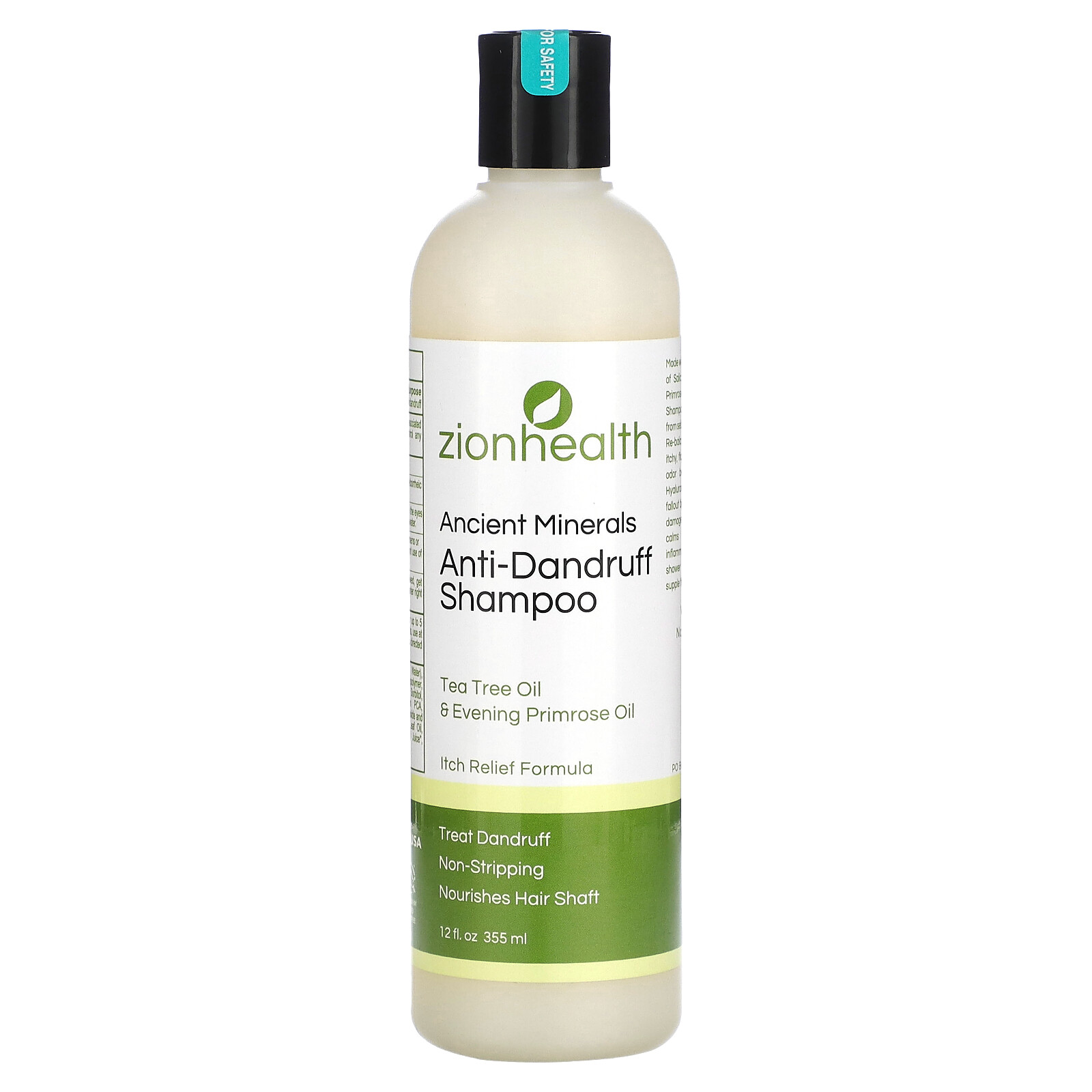 Ancient Minerals, Anti-Dandruff Shampoo, Tea Tree Oil & Evening Primrose Oil, 12