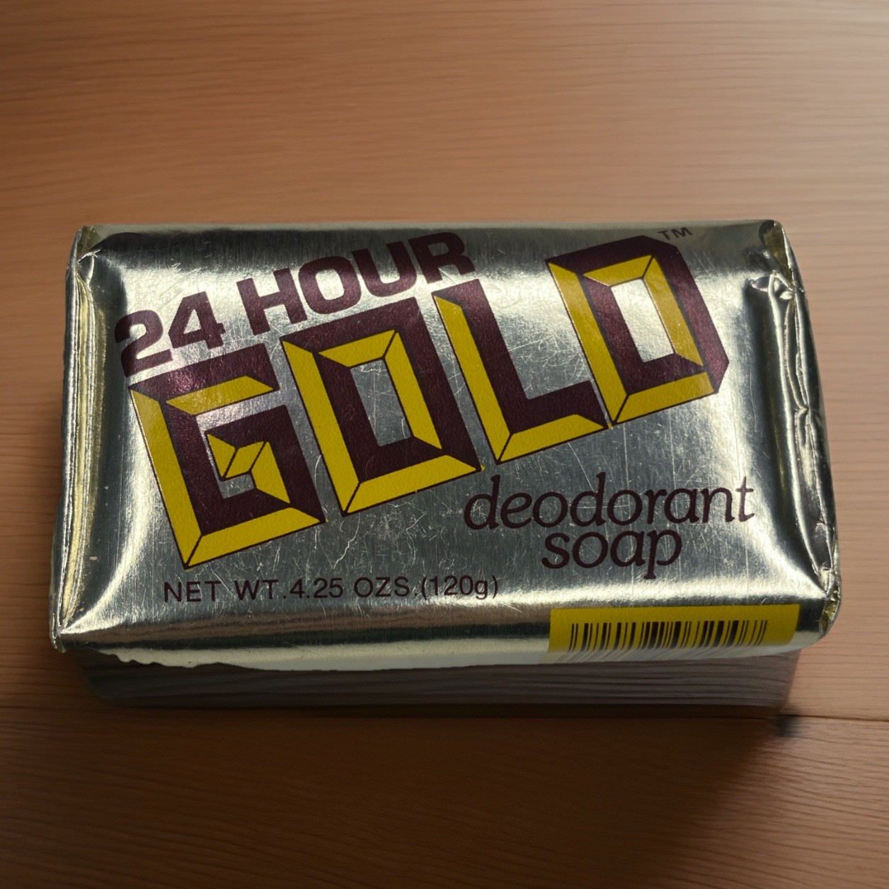 Vtg 24 Hour Gold Deodorant Soap Bar 4.25 OZ Very Rare Beauty Labs