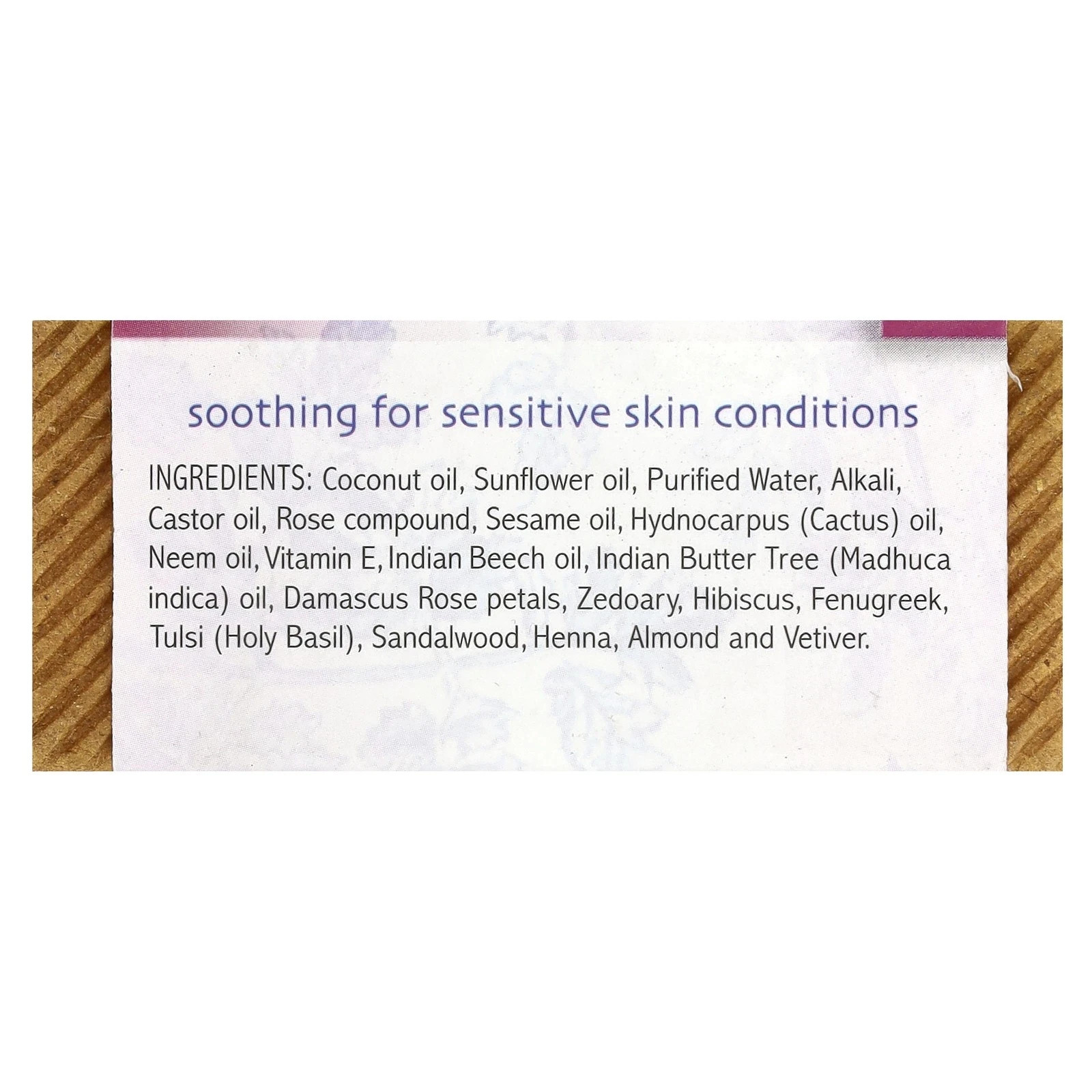 Auromere Ayurvedic Soap with Neem Himalayan Rose 2.75 oz (Pack of 6)