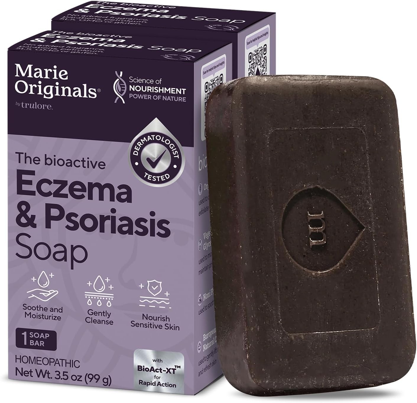 Eczema Face Soap Body Wash Bar – All Natural Psoriasis, Dermatitis Treatment for
