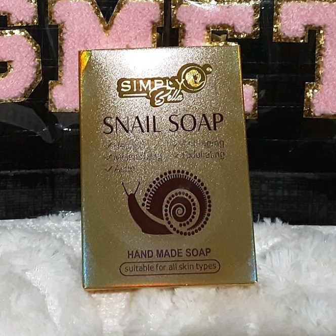Simply Belle Snail Soap Handmade Bar 180g for Body & Hands, Women