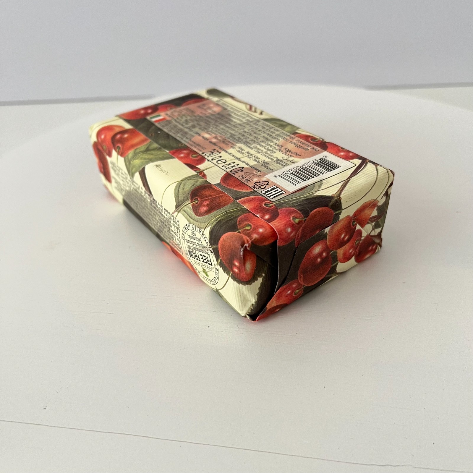 Nesti Dante Soap Bar IL Frutteto Antioxidant Black Cherry & Red Berries 8.8oz