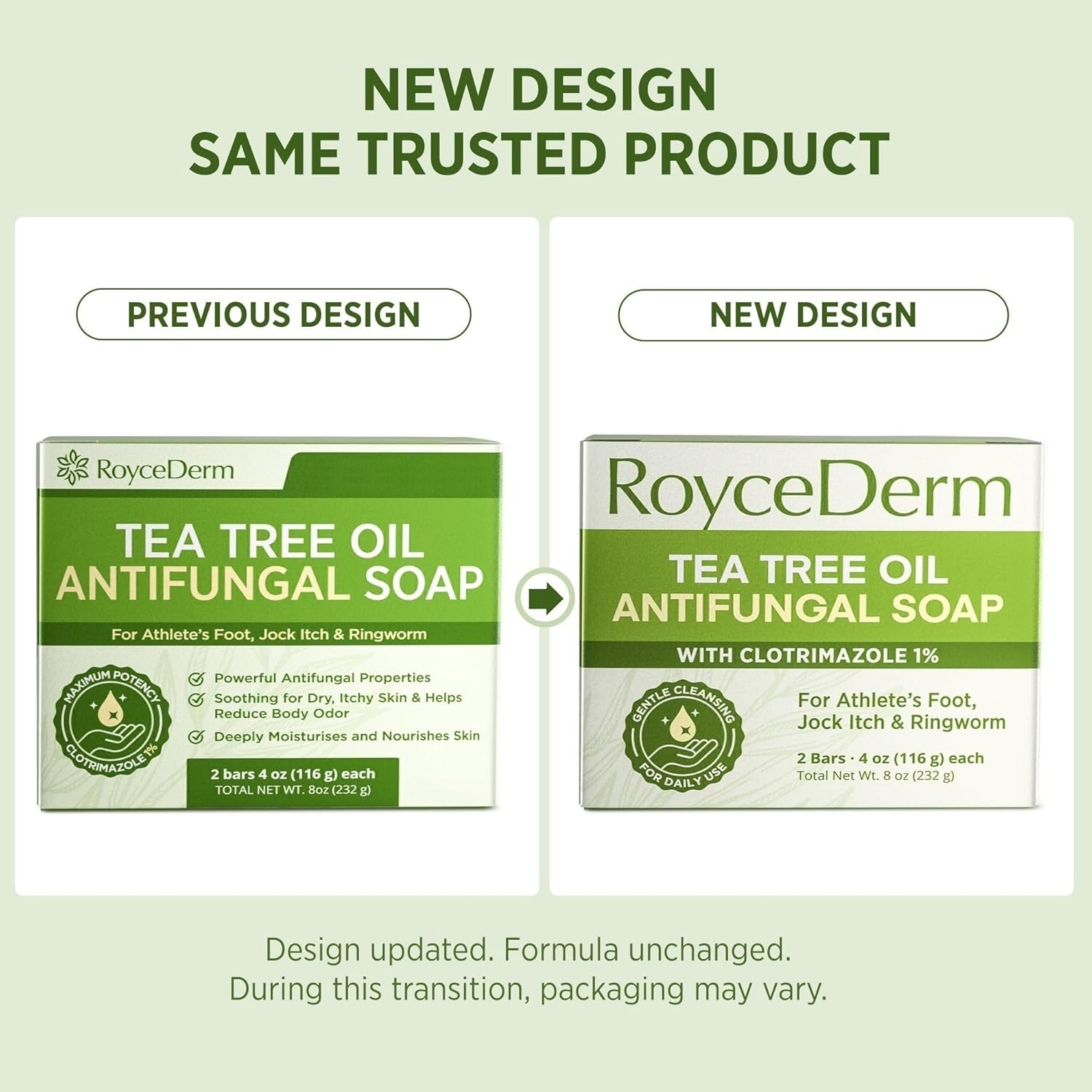 Antifungal Bar Soap – Tea tree Oil Soap – Athlete’s Foot Treatment for Jock I…