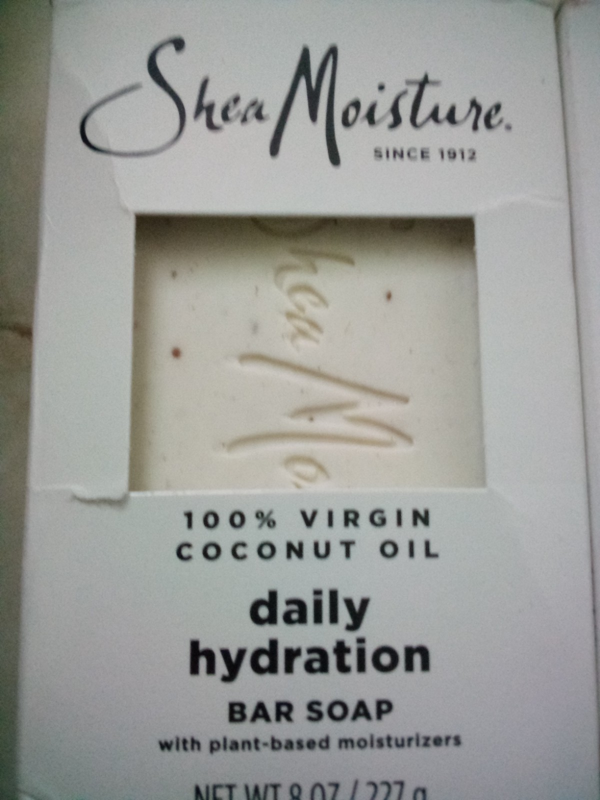 2x Shea Moisture 100% Virgin Coconut Oil Daily Hydration With Shea Butter Bar