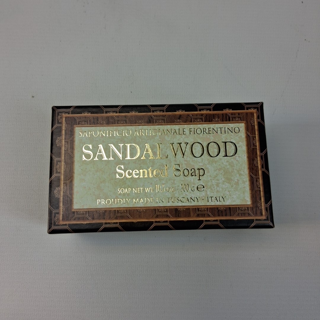 Sandalwood Soap Sapone Artigianale Premium Soap Hand Made In Italy 10.5oz