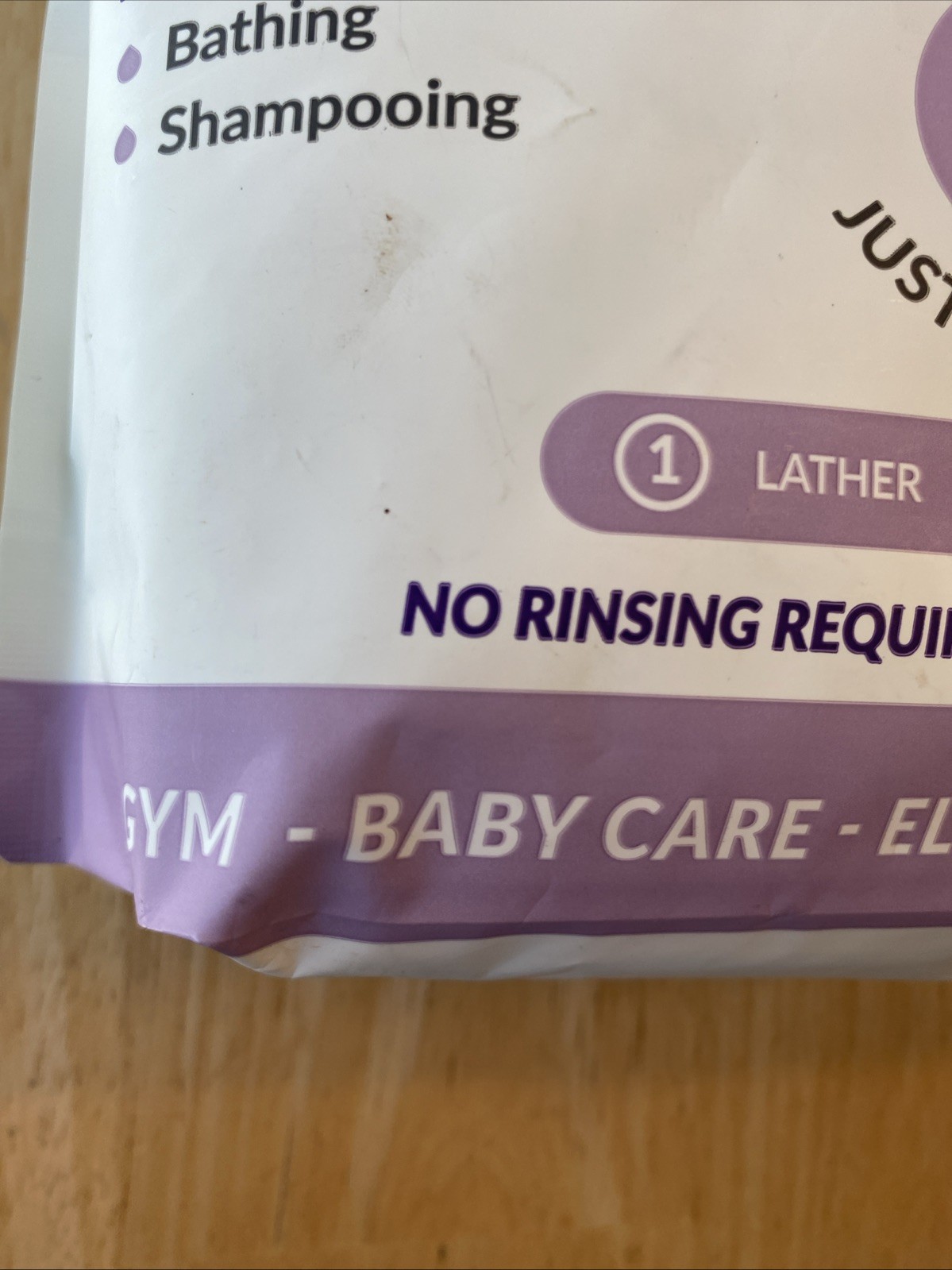 Disposable No Rinse Bathing Wipes – 25 Pack – All-in-1 Single Use Shower Wipe