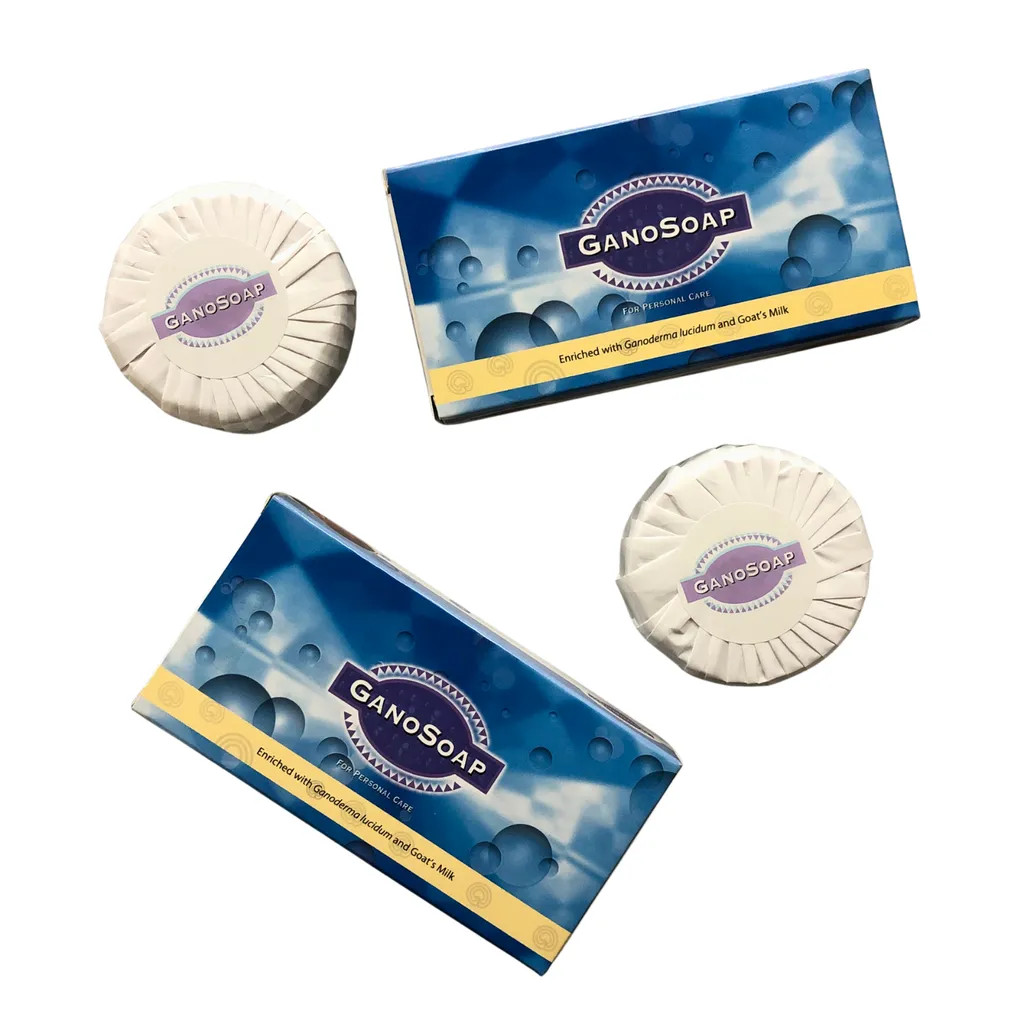Gano Soap Ganoderma Goat Milk Brightening Armpit Thigh Body Whitening 2 Bars Set