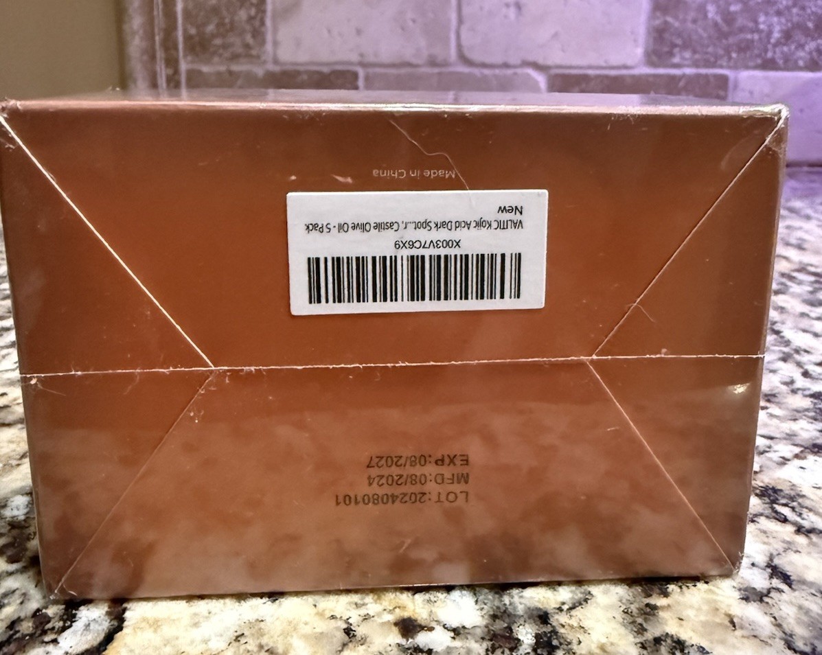 VALITIC Kojic Acid Dark Spot Remover 5 Soap Bars /w Vitamin C, Retinol, Collagen