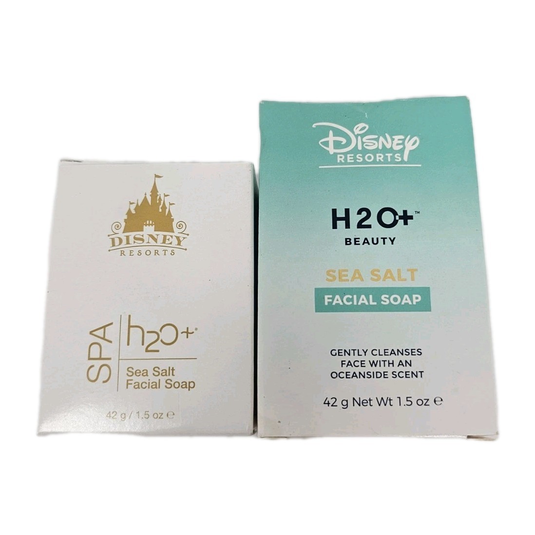 Disney Resorts H2O+ Sea Salt Facial Soap Lot of 2 Travel Size 1.5 oz New