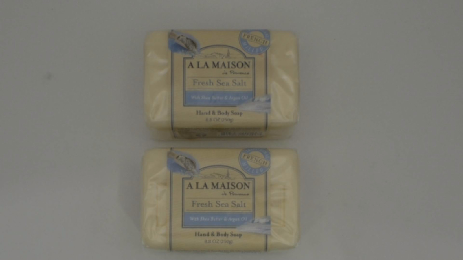A LA MAISON Fresh Sea Salt Bar Soap – Triple French Milled Natural Moisturizing