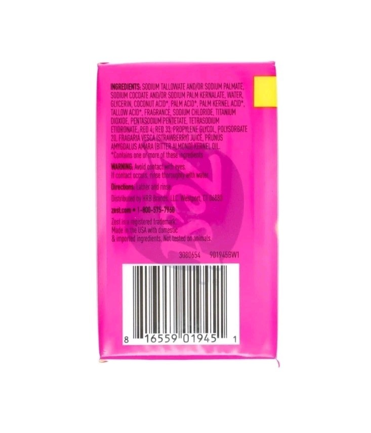 (5) PKs 10 BARS ZEST Moisturizing Lush Orchid & Almond Oil Soap Bars 4.12oz EA