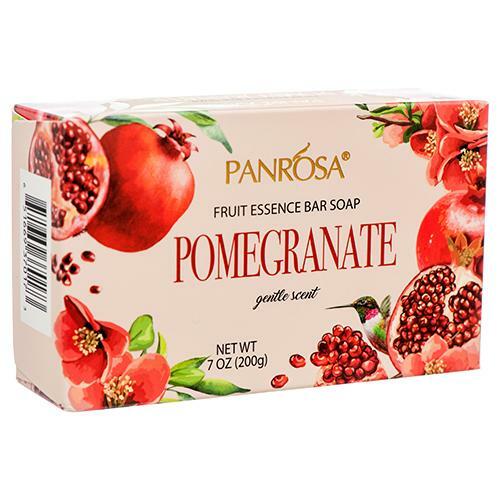 Essential Oil Bar Soap by Panrosa – Pomegranate Scent 3.5 oz ea CASE – 36 Bars