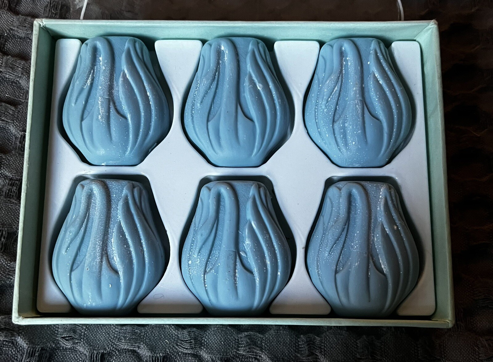 NEW Vintage Boxed Set of 6 SWAN SOAP Bars by Ben Rickert 1 oz.ea. in orig. box