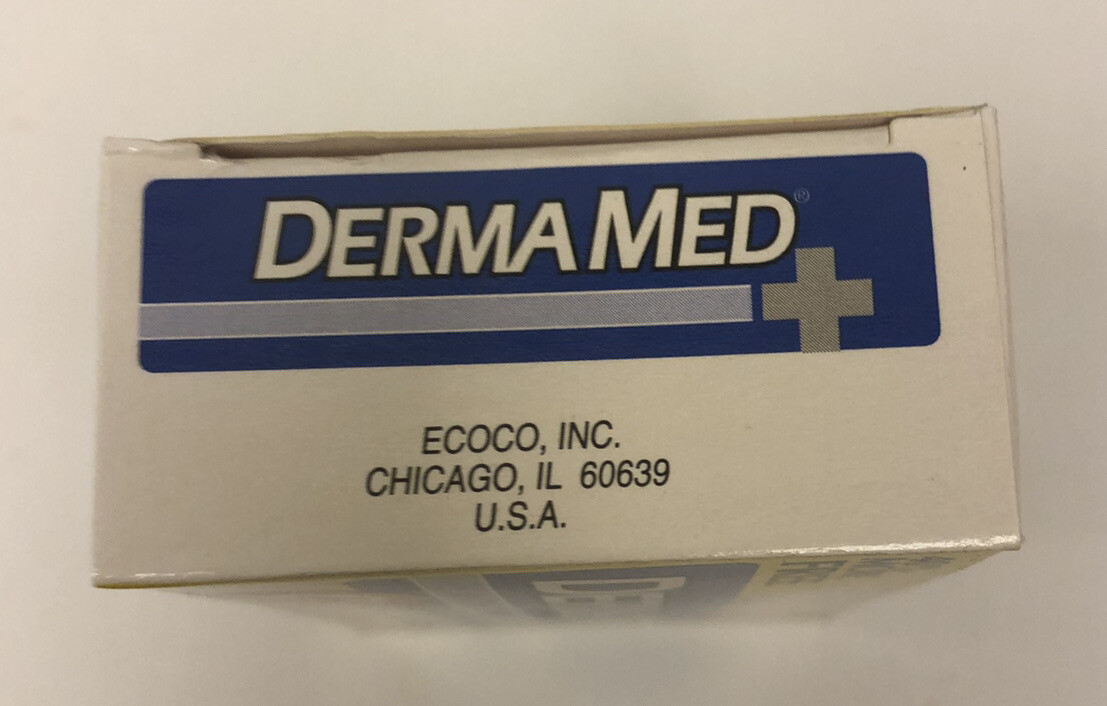 (2) DERMAMED Antiseptic Medicated Soap bars- tcc triclosan 4.42 oz Free Shipping