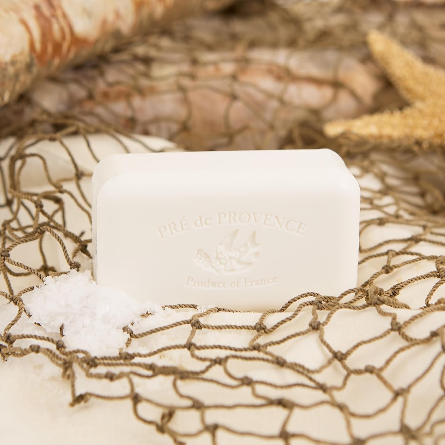 Organic Shea Butter Artisanal Soap – 5.3oz Sea Salt Luxury for All Skin Types