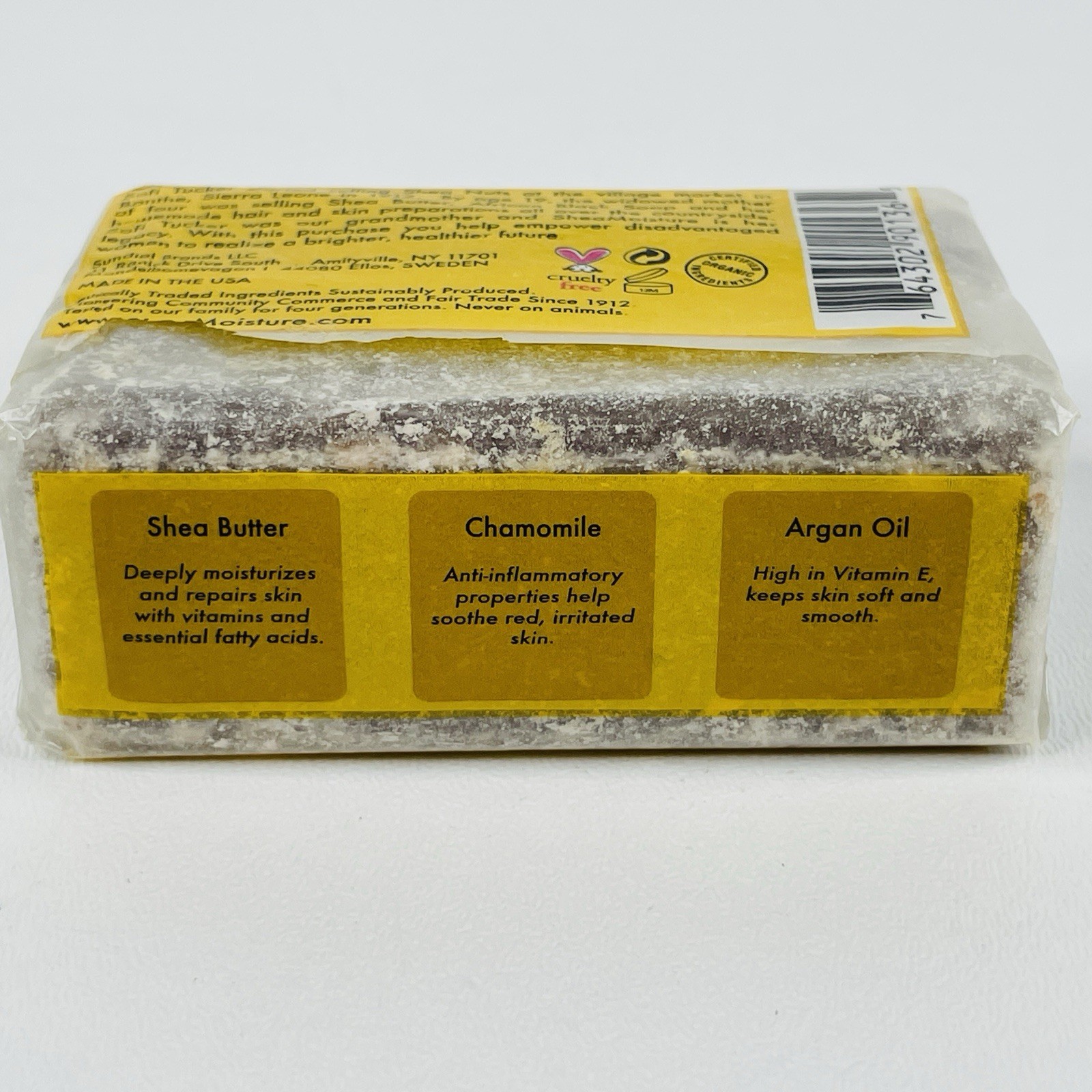 1 Bar – Shea Moisture Raw Shea Chamomile & Argan Oil Baby Eczema Bar Soap 5 oz