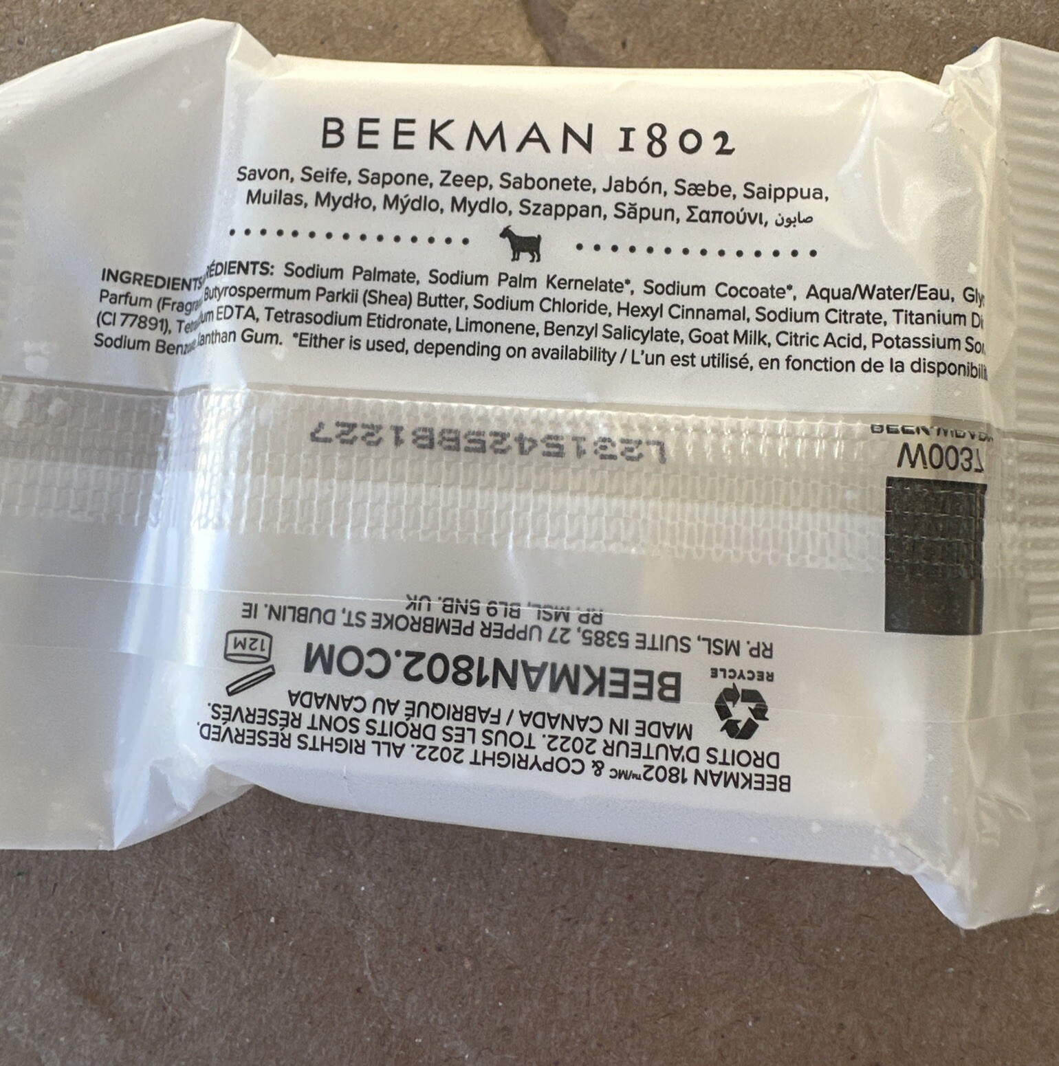 (20) Beekman 1802 Fresh Air Goat Milk Bath/Cleansing Bar Soap, 1 Ounce B3