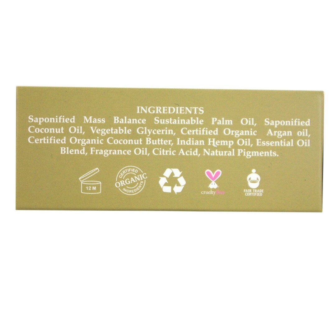 Moroccan Organic Argan Oil Shea Olein Natural Soap 5 oz Bar With Coconut Butter