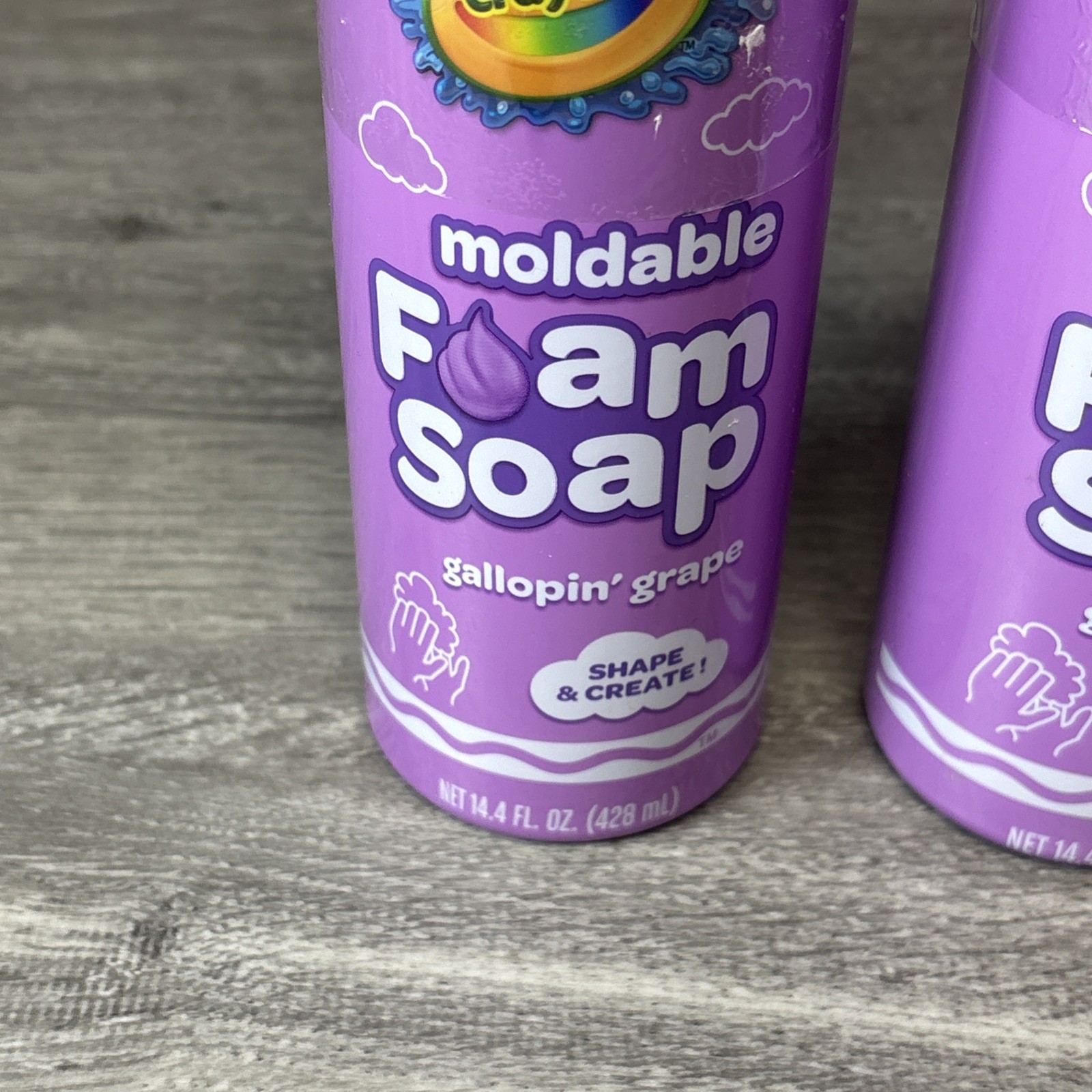 Crayola Shape/Create Gallopin’ Grape Moldable Foam Soap:14oz-Brand New